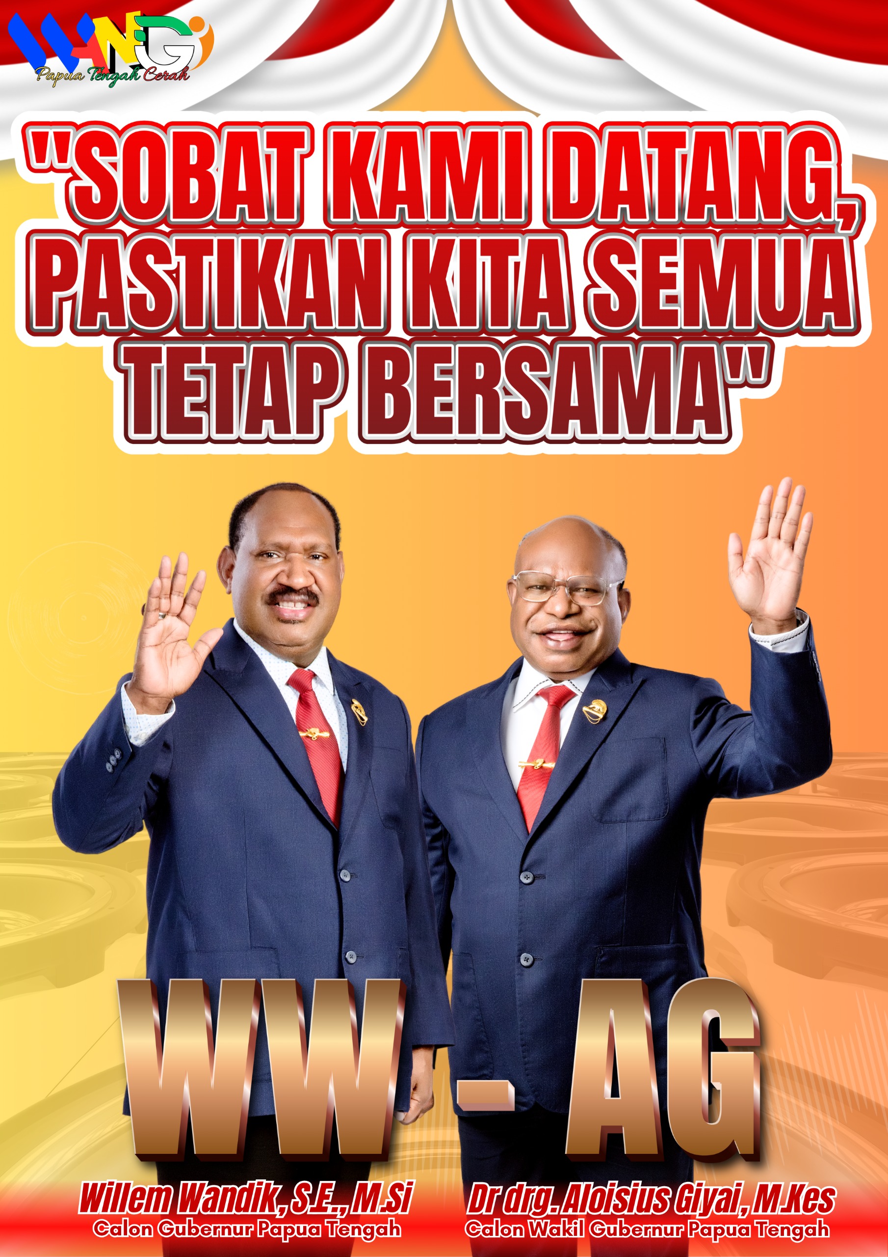 Demokrat Usung Willem Wandik dan Aloysius Giyai Maju Pilkada Pilkada Papua Tengah