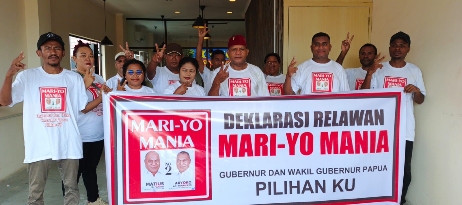 “Kader NasDem Se-Papua Beralih Dukung BTM-CK, : Ketum MARI YO MANIA Sebut Manuver Politik Recehan, Alias Murahan