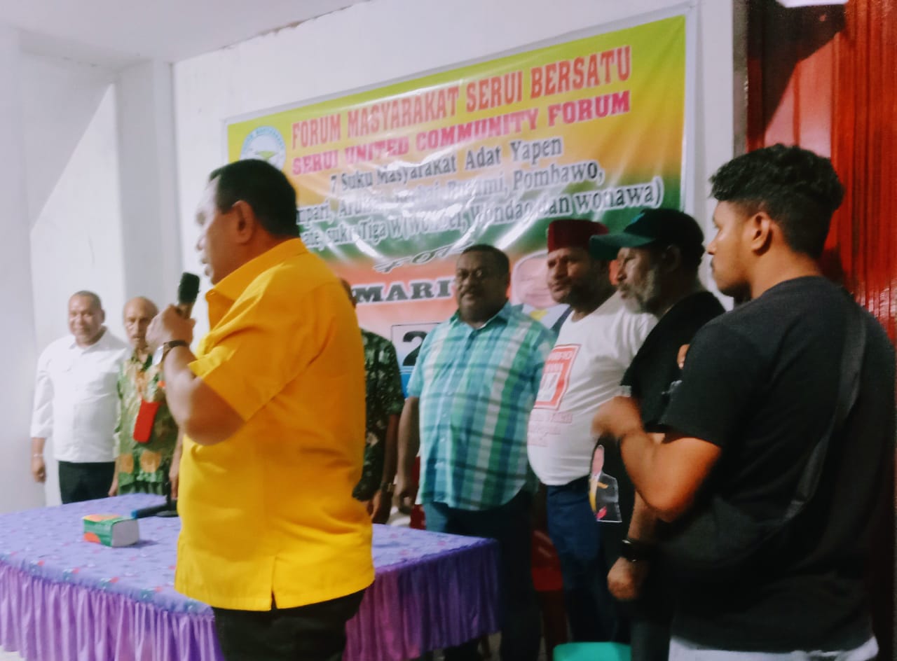 MARI-YO Resmikan Sekretariat Forum Serui Bersatu: 7 Suku Besar Kepulauan  Yapen Siap Menangkan MDF-Aryoko