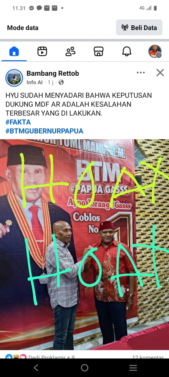 BTM-CK Ketakutan! HYU Difitnah, Timses Lawan Diduga Luncurkan Serangan Politik Rasis dan Adu Domba