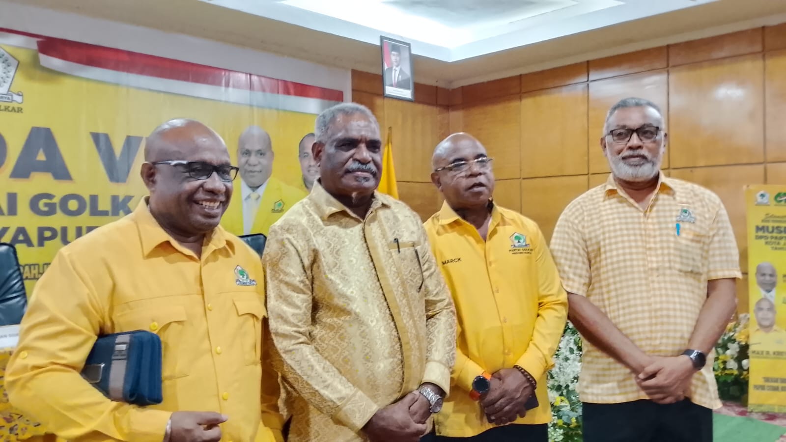 Di Forum Musda Golkar, Abisai Rollo Ajak Kader Jaga Harmoni Port Numbay